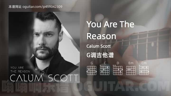 You Are The ReasonCalum Scott吉他谱