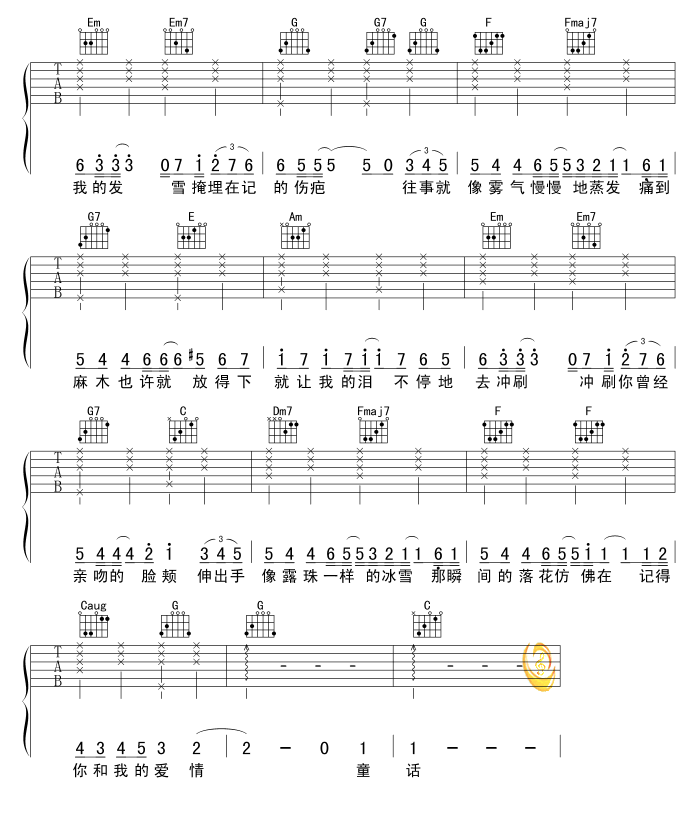 飘雪吉他谱第4页