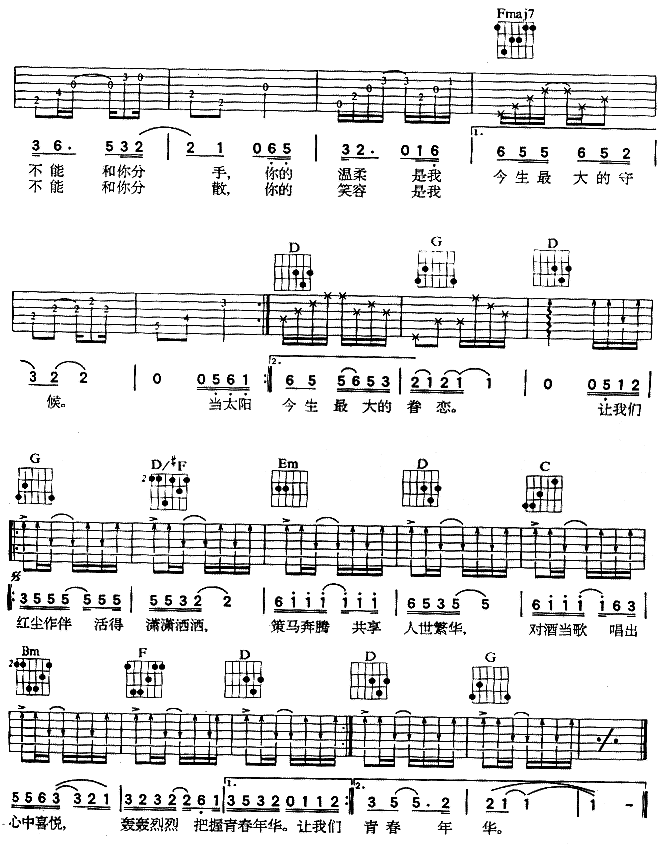 当吉他谱第2页