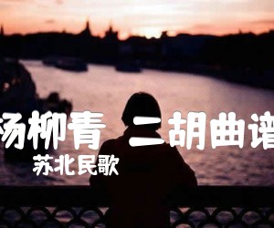 《杨柳青  二胡曲谱吉他谱》_苏北民歌_D调_吉他图片谱1张