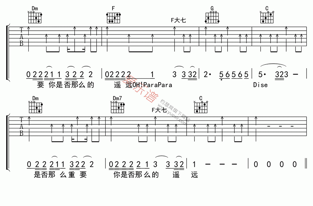 Beyond《Paradise(高清版)》 吉他谱