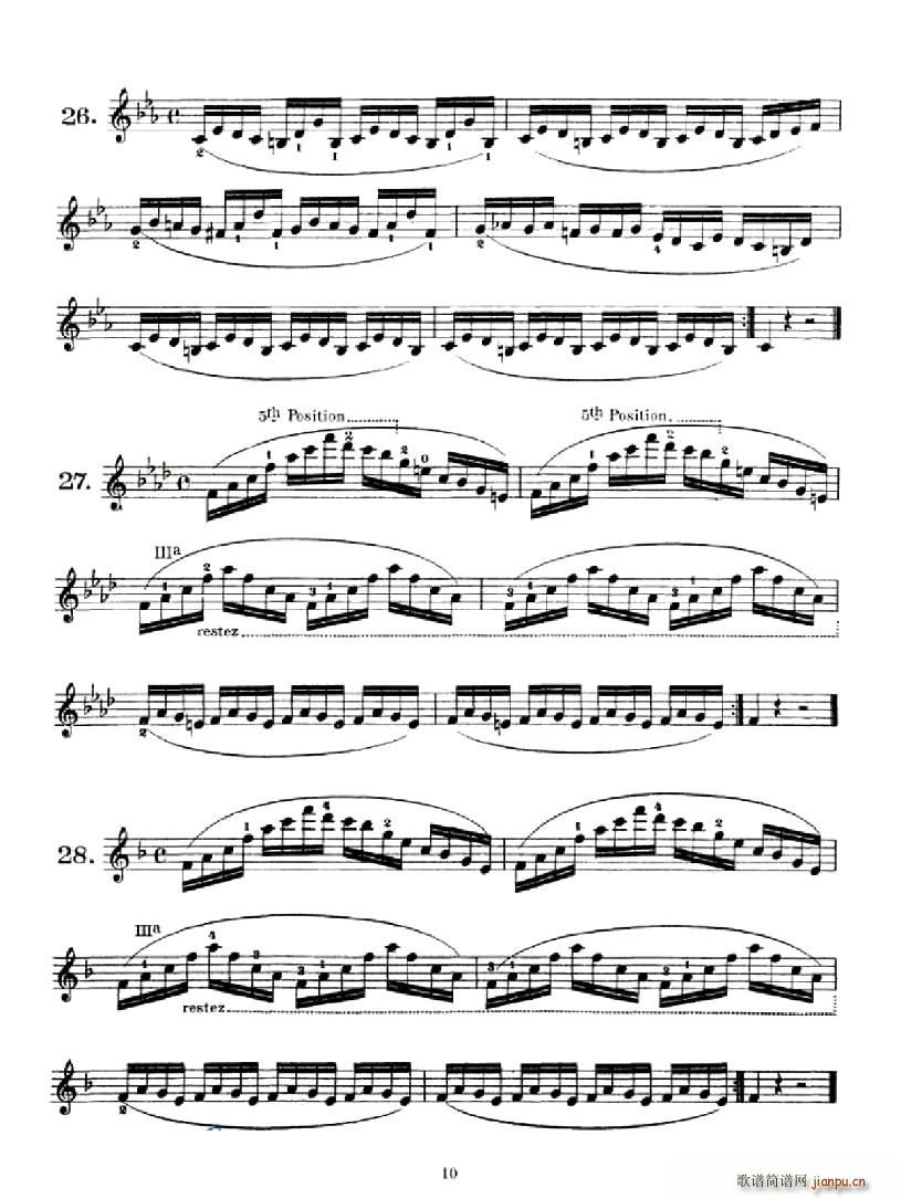 School of Mechanism,Op.74（小提琴技巧 作品.74）