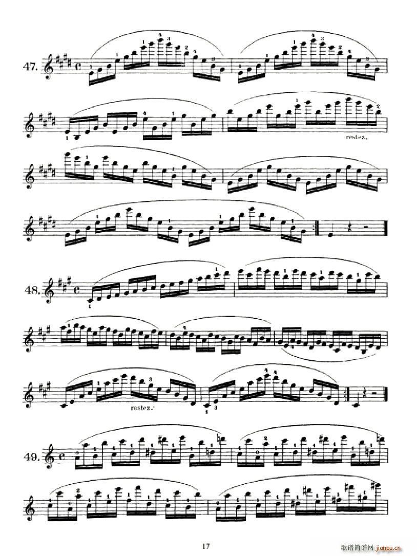 School of Mechanism,Op.74（小提琴技巧 作品.74）