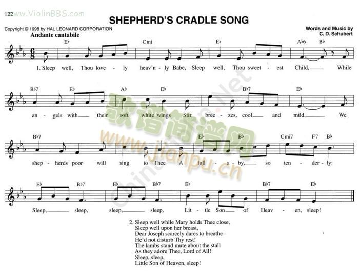 Shepherd`s Cradle Song