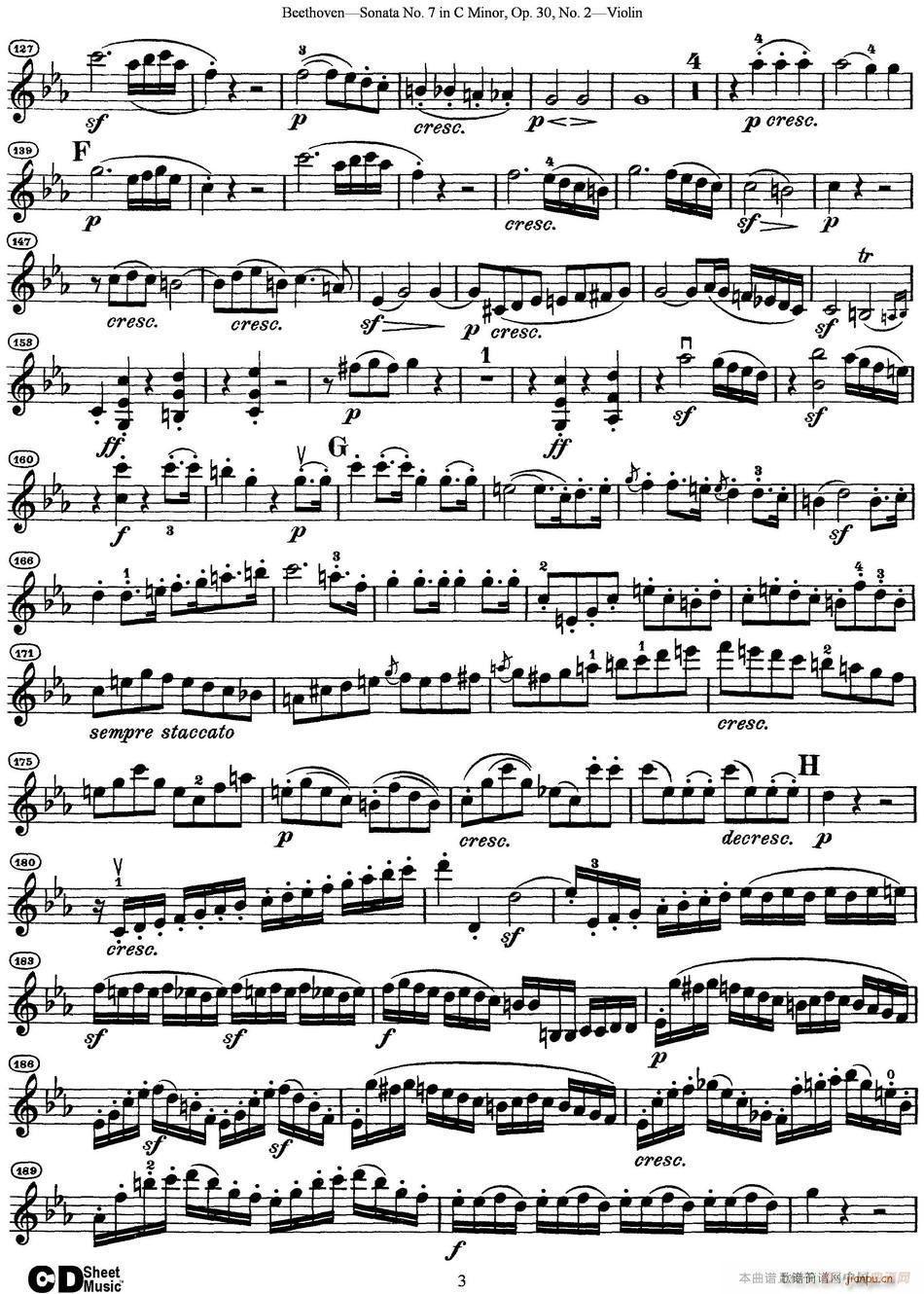 Violin Sonata No 7 in C Minor Op 30 No 2