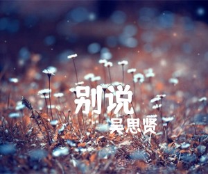 《别说吉他谱》_吴思贤_C调_吉他图片谱1张