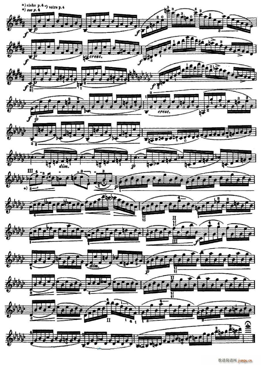 让 德尔菲 阿拉尔 12首小提琴隨想练习曲之13 2