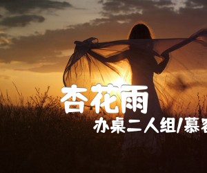 《杏花雨吉他谱》_办桌二人组/慕容晓晓_C调_吉他图片谱2张