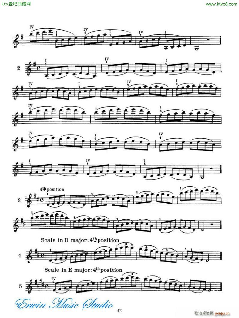 拉奥诺克斯 实用小提琴练习方法 第二部份 43 56(小提琴谱)1