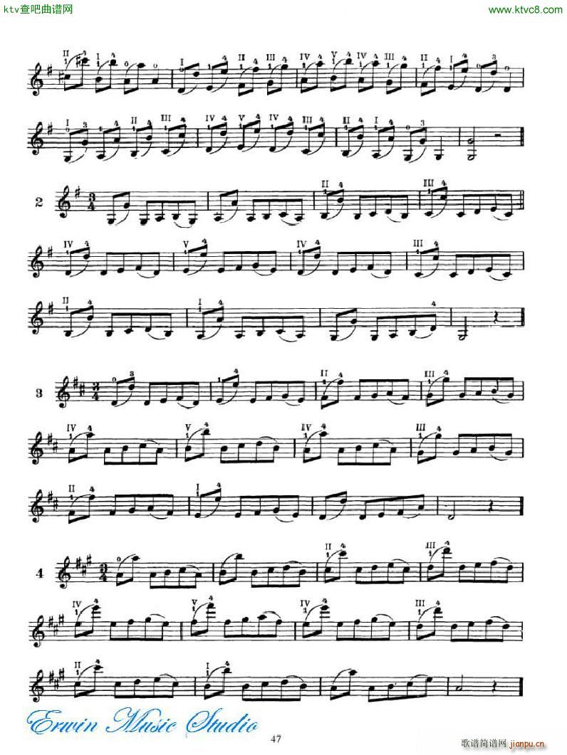 拉奥诺克斯 实用小提琴练习方法 第二部份 43 56(小提琴谱)5