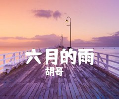 《六月的雨吉他谱》_胡哥_吉他图片谱1张