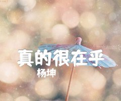 真的很在乎吉他谱_杨坤_G调_原版指弹吉他简谱