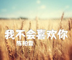 我不会喜欢你吉他谱_陈柏霖_原版弹唱吉他简谱